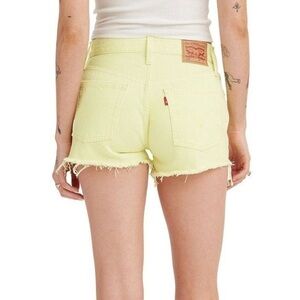 Levi's Women's 501® Original High Rise Short- Bright Green